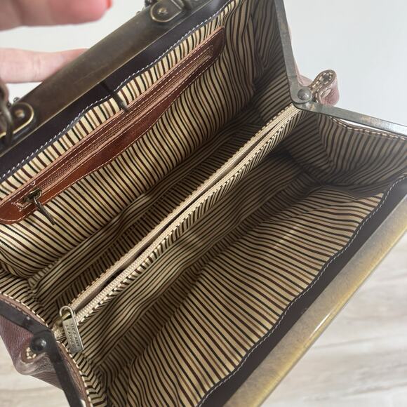 Tuscany Leather MONALISA DOCTOR GLADSTONE LEATHER BAG TS - Picture 3 of 5